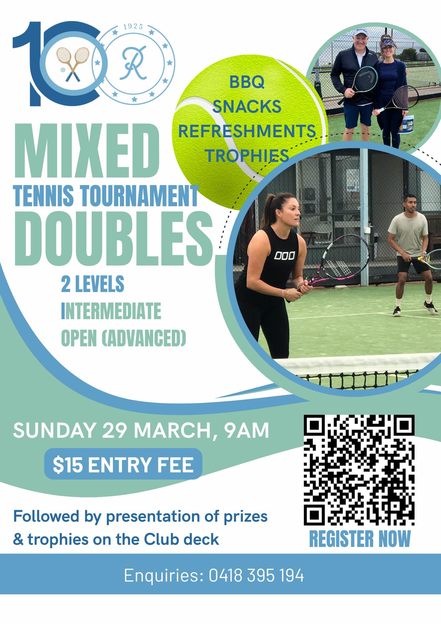 Centenary Mixed doubles Tennis Tournament