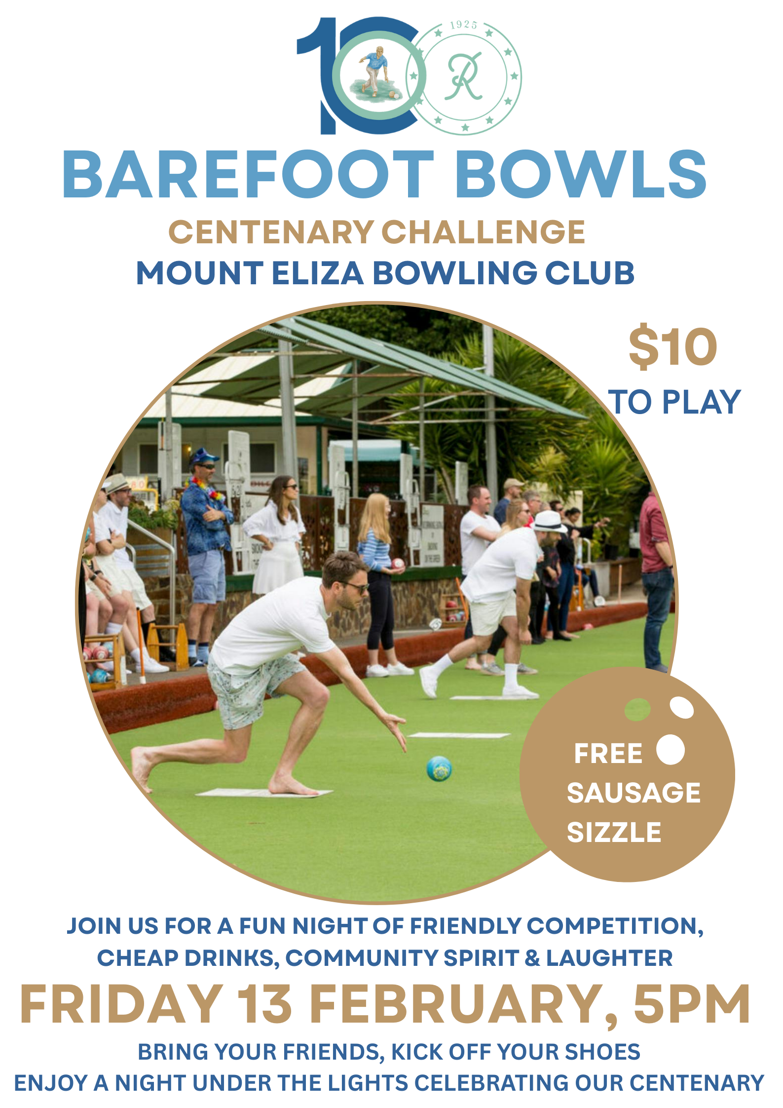 Centenary Barefoot Bowls